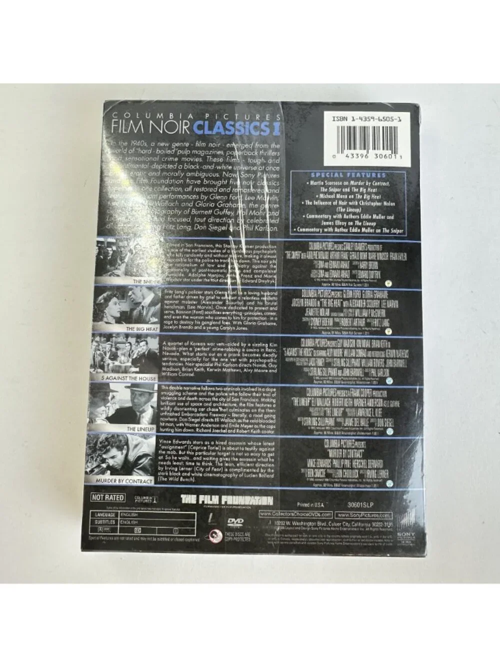 Columbia Film Noir Classics I DVD Box Set Sealed